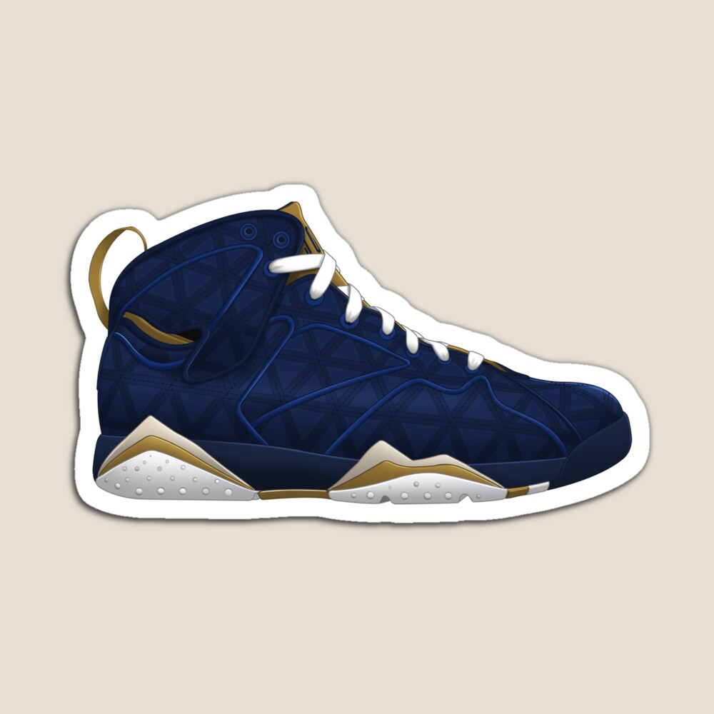 Jordan 7 J2K OBSIDIAN Air Sneaker Magnet for Sale by SneakerShop Redbubble