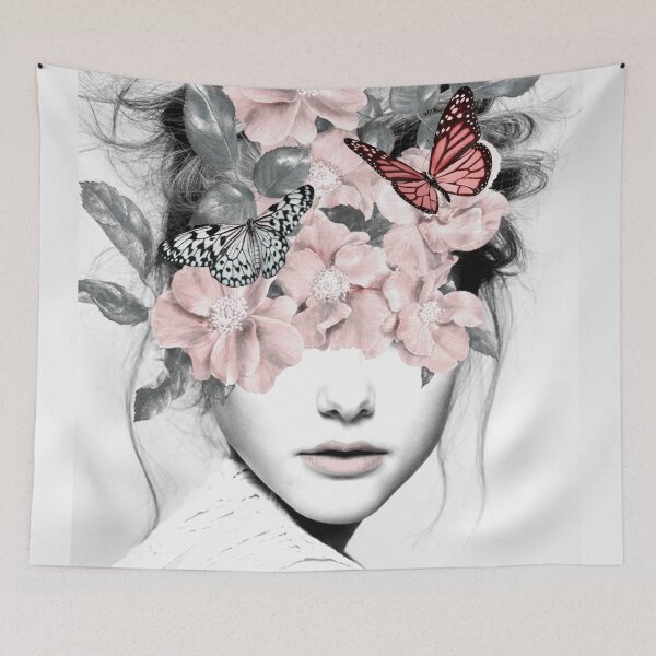 Item preview, MUJER CON FLORES 10 designed and sold by Dada22.