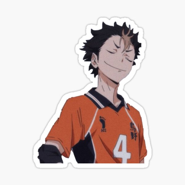 Haikyuu Nishinoya Sticker For Sale By Judesb Redbubble