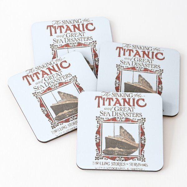 Item preview, Titanic Sinking Vintage Poster Cruise Ship Atlantic Ocean Voyage  designed and sold by TopTeeShop.