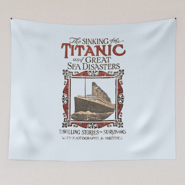 Item preview, Titanic Sinking Vintage Poster Cruise Ship Atlantic Ocean Voyage  designed and sold by TopTeeShop.