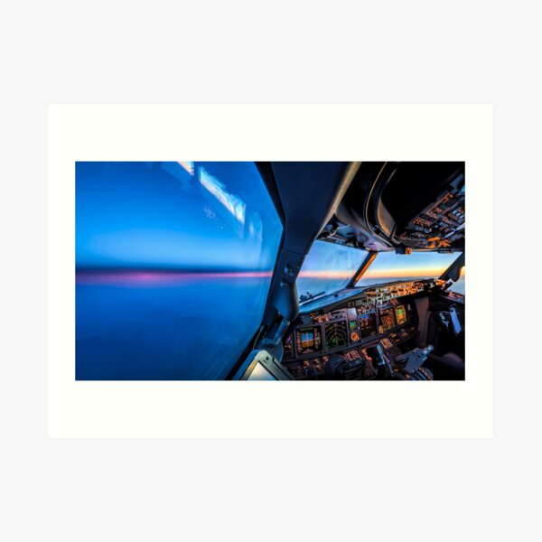 flying towards the night Art Print