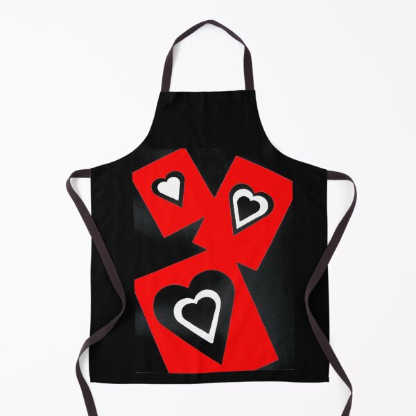 Item preview, Hearts in Black Red and White designed and sold by Heatherian.
