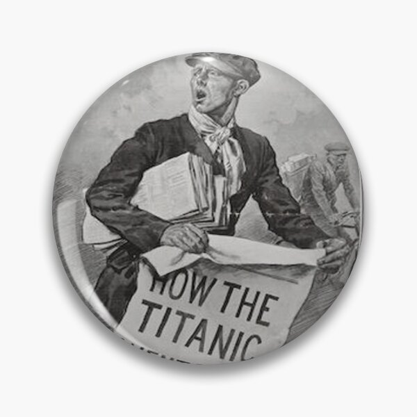 Item preview, Titanic Sinking Vintage Newspaper Cruise Ship Atlantic Ocean Voyage  designed and sold by TopTeeShop.