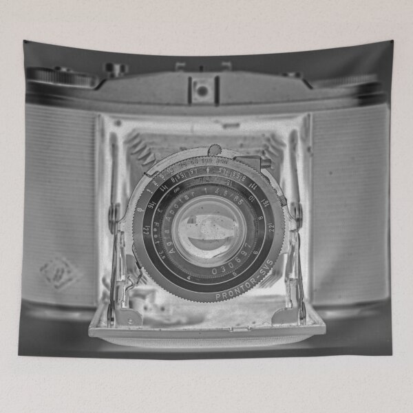 Item preview, A beautiful old folding bellows camera in negative designed and sold by Christopher Ball.