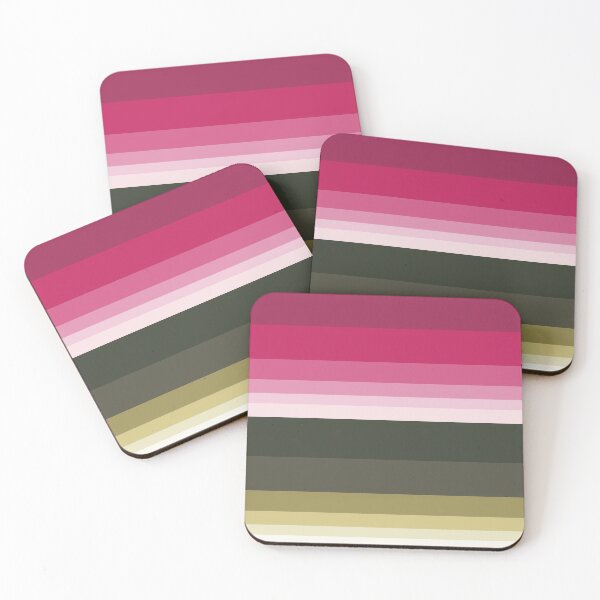 Item preview, HORIZON STRIPE IN PINK & GREEN designed and sold by STUDIOFLOW.