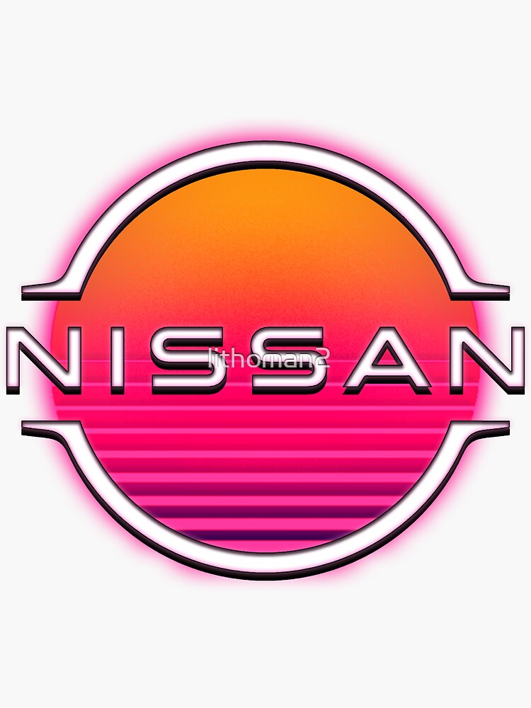 Nissan Outrun Emblem Sticker For Sale By Lithoman2 Redbubble