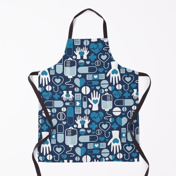 Item preview, Keep safe be healthy // navy blue background white pastel and classic blue medicine elements designed and sold by SelmaCardoso.