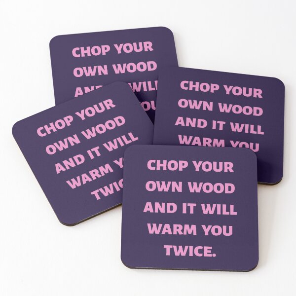 Item preview, *Chop own wood* by Berezabella designed and sold by Berezabella.