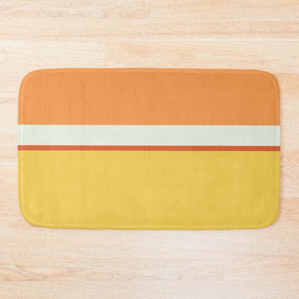 Aperçu de l'œuvre Lignes imprimées jaune, orange et blanc créée et vendue par BeatrisVeres.