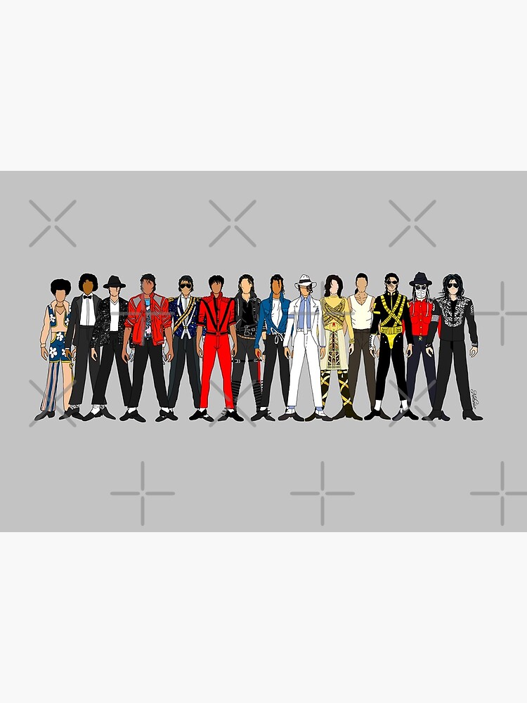 Outfits of King Jackson Pop Music Fashion Photographic Print for Sale by  Notsniw Art