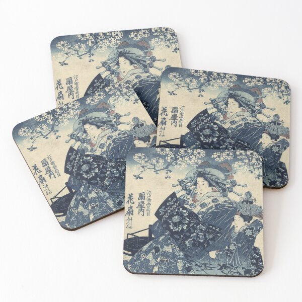 Item preview, Utagawa Kunisada - The Courtesan Hanao Of Ogi-Ya designed and sold by vakashop.