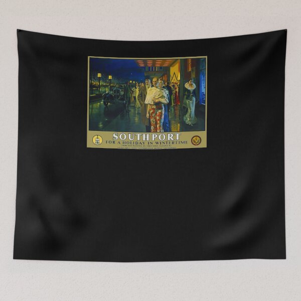 Item preview, Railway Poster Southport designed and sold by stickart-marek.