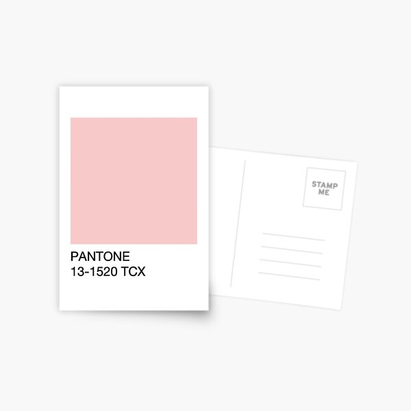 Rose Quartz and Serenity Pantone Postcard for Sale by aestheticqueen