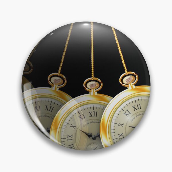 Item preview, Swinging Pocket Watch - Black Background designed and sold by harrizon.