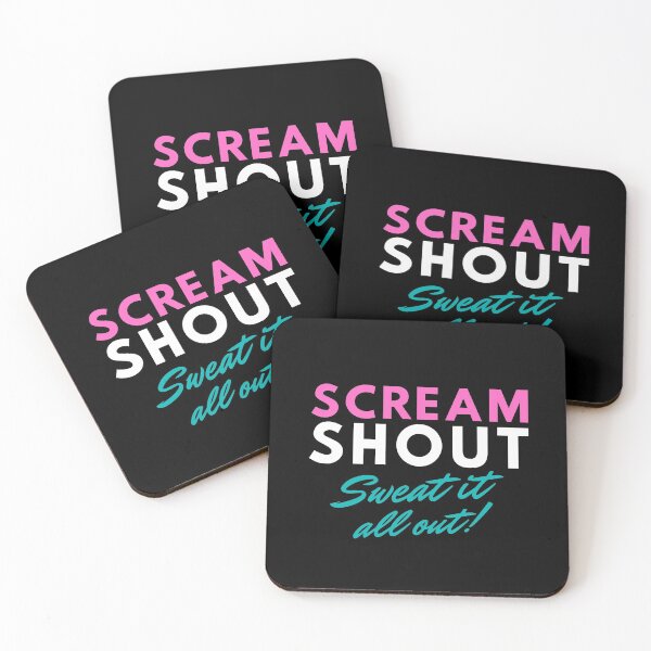 Item preview, Scream Shout Sweat It all Out Gym Fitness designed and sold by moveella.
