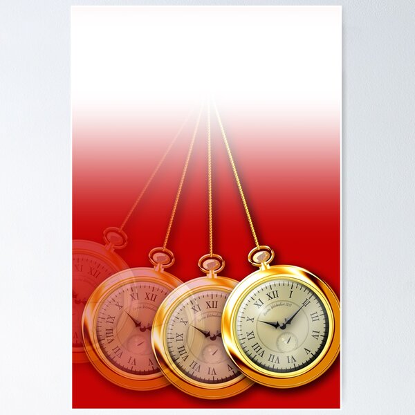 Item preview, Swinging Pocket Watch for Hypnotists - Red Background designed and sold by harrizon.