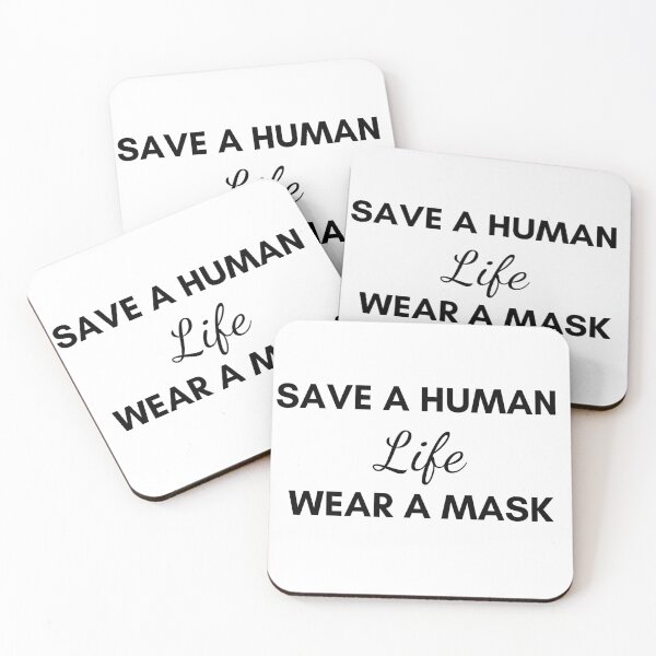 Item preview, Save a human life wear a mask designed and sold by urfavourite.