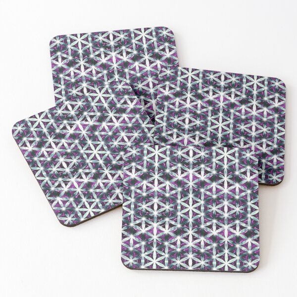 Item preview, flower of life silver purple designed and sold by filippobassano.