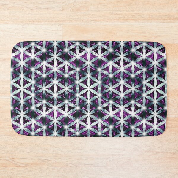 Item preview, flower of life silver purple designed and sold by filippobassano.