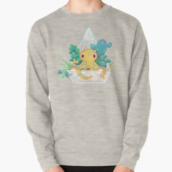 Ocean terrarium - Blue ringed octopus Pullover Sweatshirt