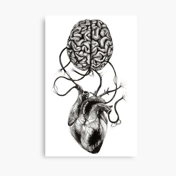 Item preview, Heart and brain designed and sold by DoughtycreARTiv.