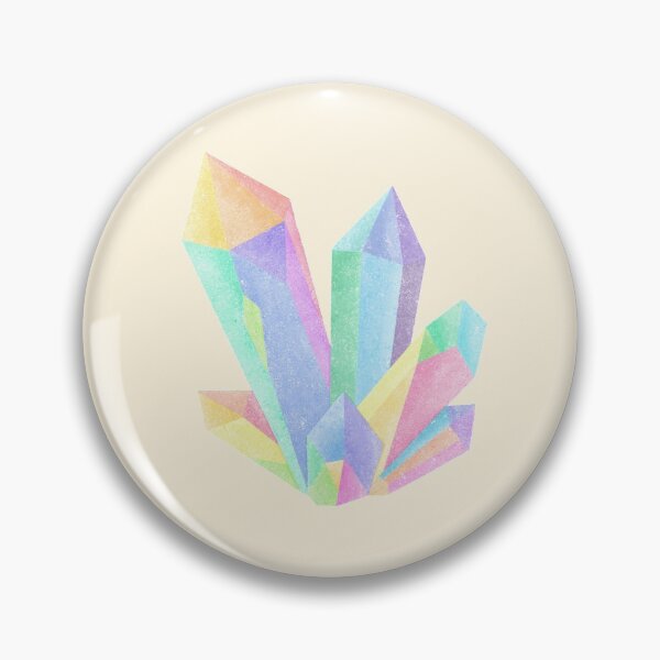 Item preview, Rainbow Pastel Crystal Illustration | Yellow Version designed and sold by meganmxe.
