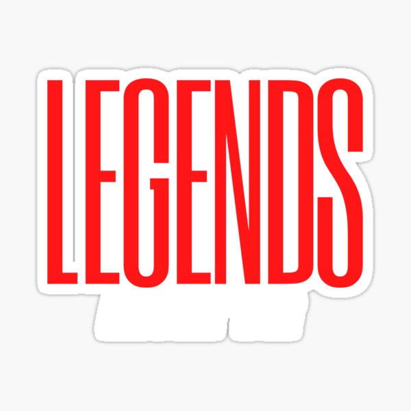 Legends never die 999 Sticker for Sale by Venom55555