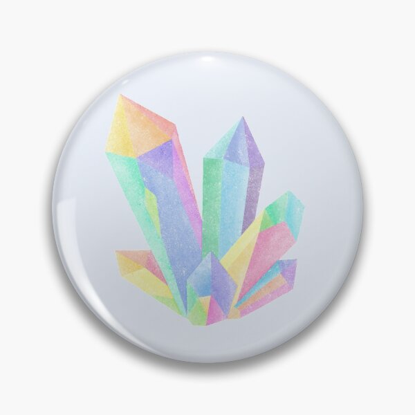 Item preview, Rainbow Pastel Crystal Illustration | Blue Version designed and sold by meganmxe.