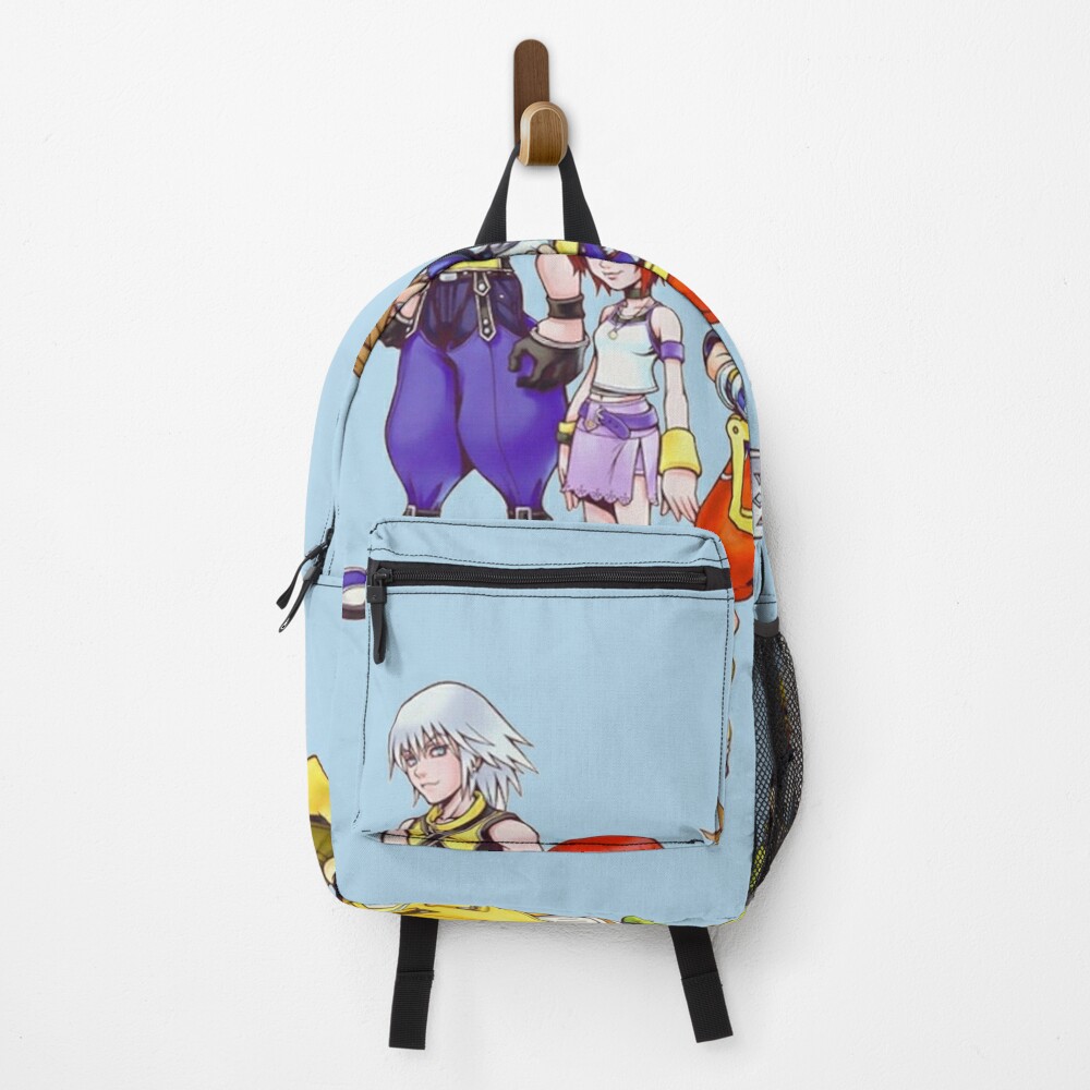Kingdom Hearts Sora Backpack Bookbag Travel Straps Bag Laptop Shoulder Bag 