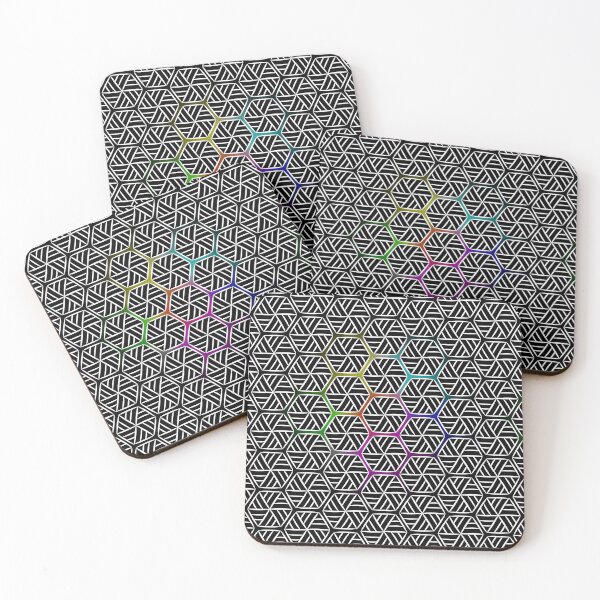 Item preview, Hectagon-triangle - Black designed and sold by jc007.