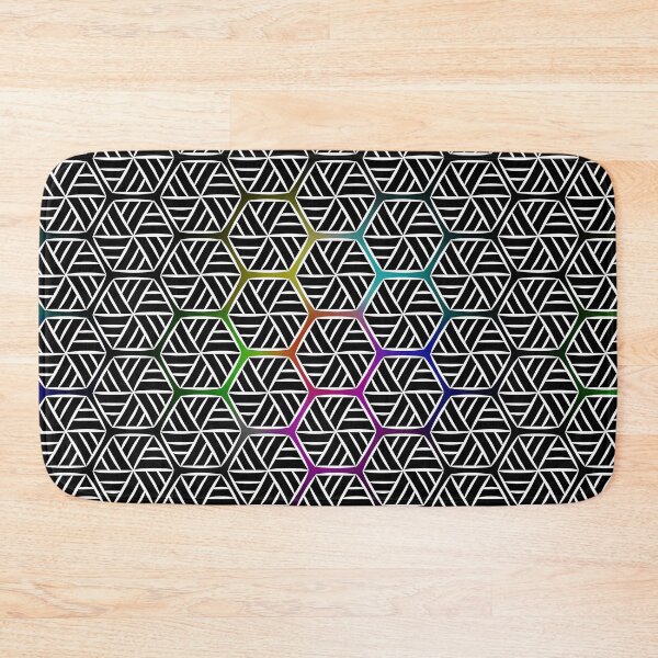 Item preview, Hectagon-triangle - Black designed and sold by jc007.