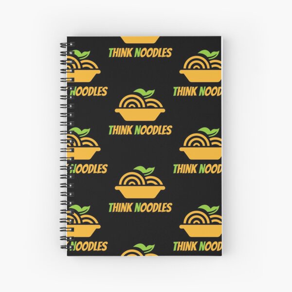 Think Noodles Spiral Notebook By Adelda19 Redbubble - thinknoodles roblox bee swarm sim