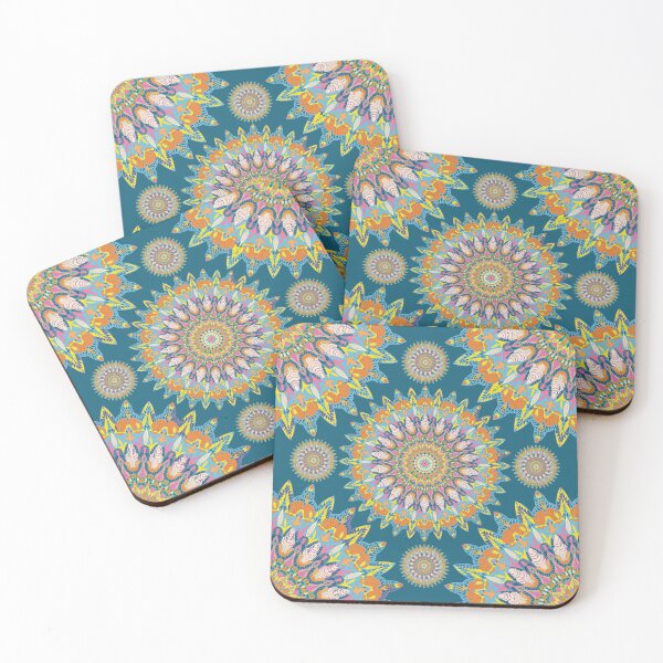 Item preview, Bohemian Patterns- Turquoise green, blue  designed and sold by Urvashi Patel.