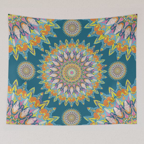 Item preview, Bohemian Patterns- Turquoise green, blue  designed and sold by Urvashi Patel.