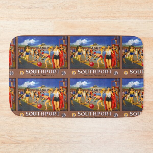 Item preview, Railway Poster Southport designed and sold by stickart-marek.