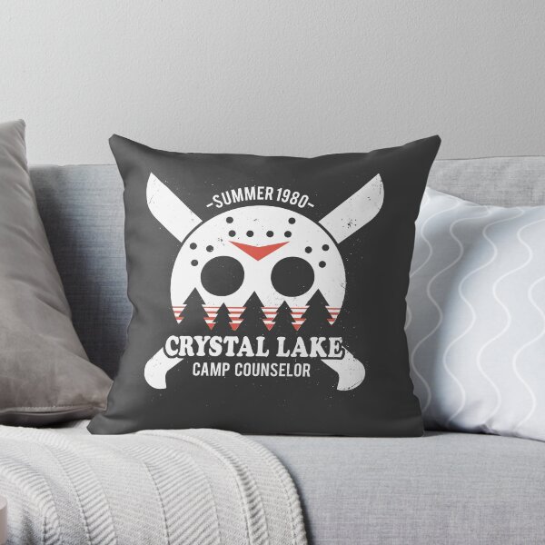 Camp Crystal Lake Counselor Throw Pillow
