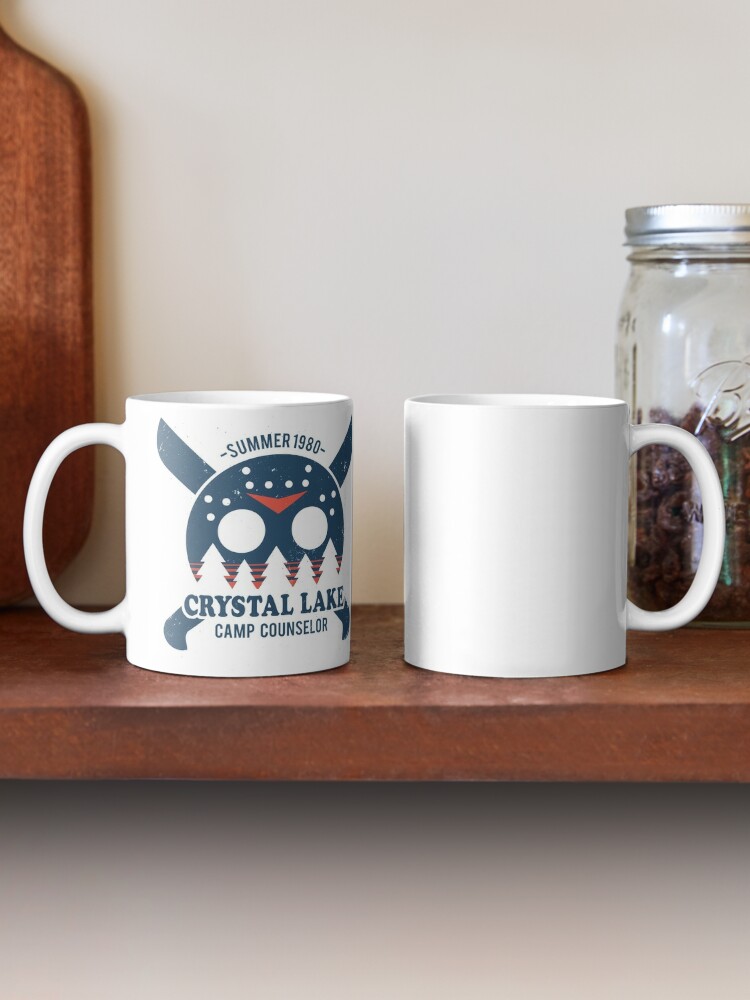 Camp Crystal Lake Campfire Mug - White