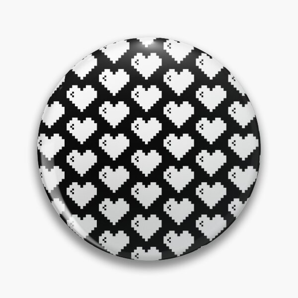 Item preview, 8-bit pixel Heart Pattern Minimal Design designed and sold by MinimalDM.