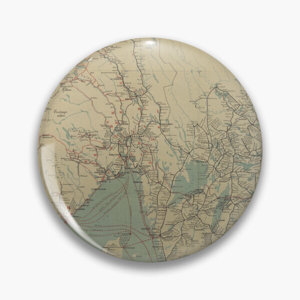 Item preview, Vintage Map of Sweden, Norway & Denmark (1897) designed and sold by BravuraMedia.