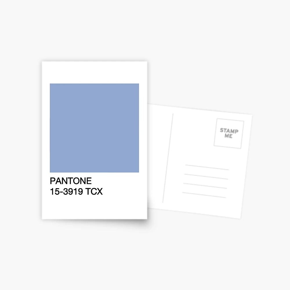 Pantone - Serenity Postcard for Sale by LucyRicardo