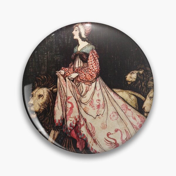 Item preview, Arthur Rackham-  Lady & the Lion designed and sold by Dreamflight.