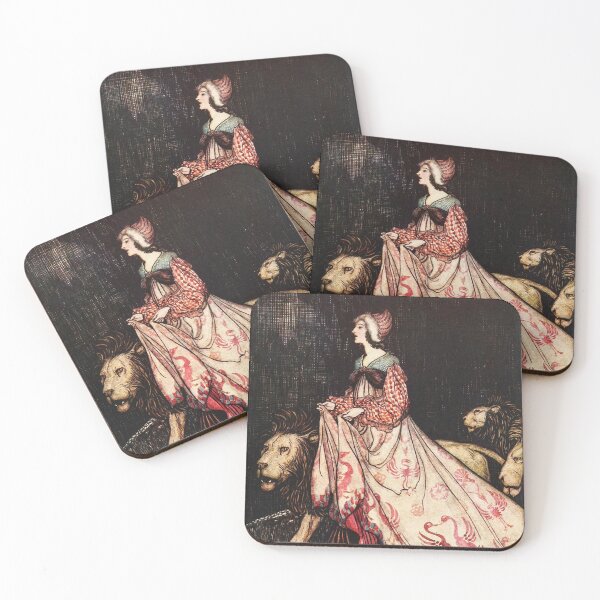 Item preview, Arthur Rackham-  Lady & the Lion designed and sold by Dreamflight.