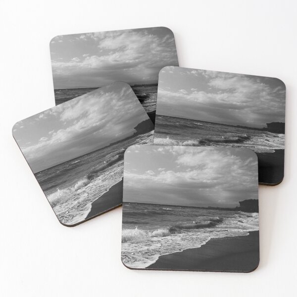 Item preview, Black and White Seascape in Greece designed and sold by Catavan.