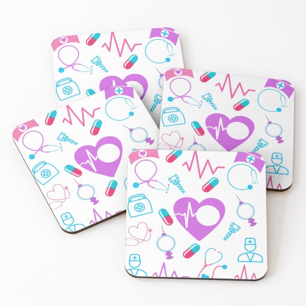Item preview, Nurse Healthcare Nursing Elements Design designed and sold by KatesFunnyArt.
