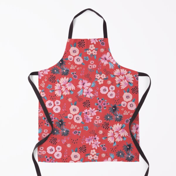 Item preview, Watercolor artistic small floral pattern - Red designed and sold by ninoladesign.