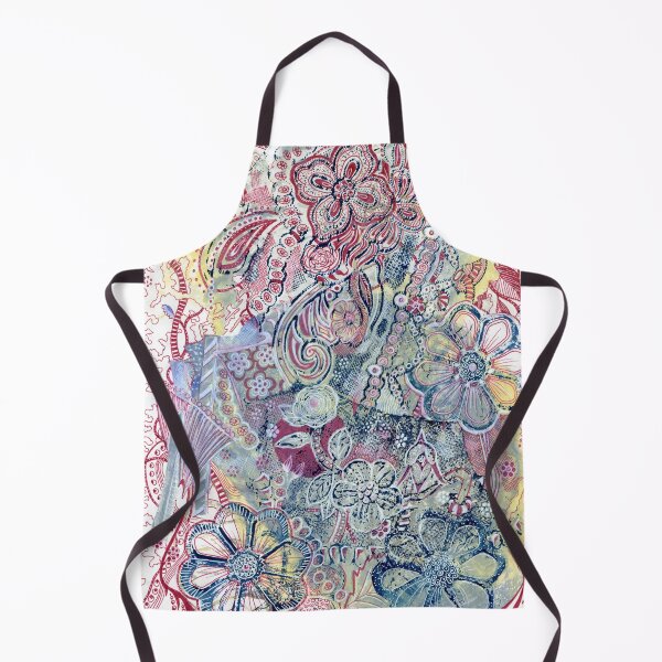 Item preview, Flowers 22 Aussie Tangled Acrylic Monoprint designed and sold by Heatherian.