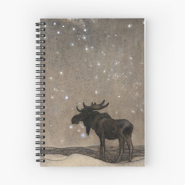 Artikelvorschau, Moose Vintage John Bauer fantasy artwork entworfen und verkauft von Vintage Designs +.