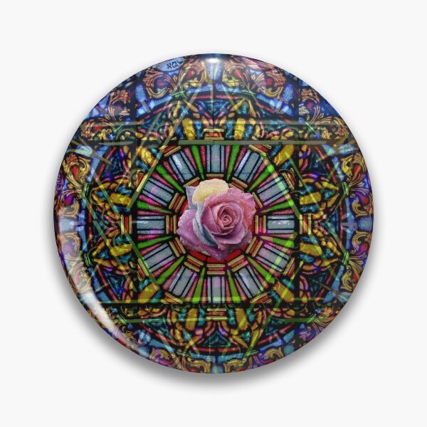 Item preview, vintage stained glass designed and sold by digitalgull.