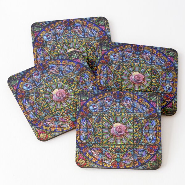 Item preview, vintage stained glass designed and sold by digitalgull.